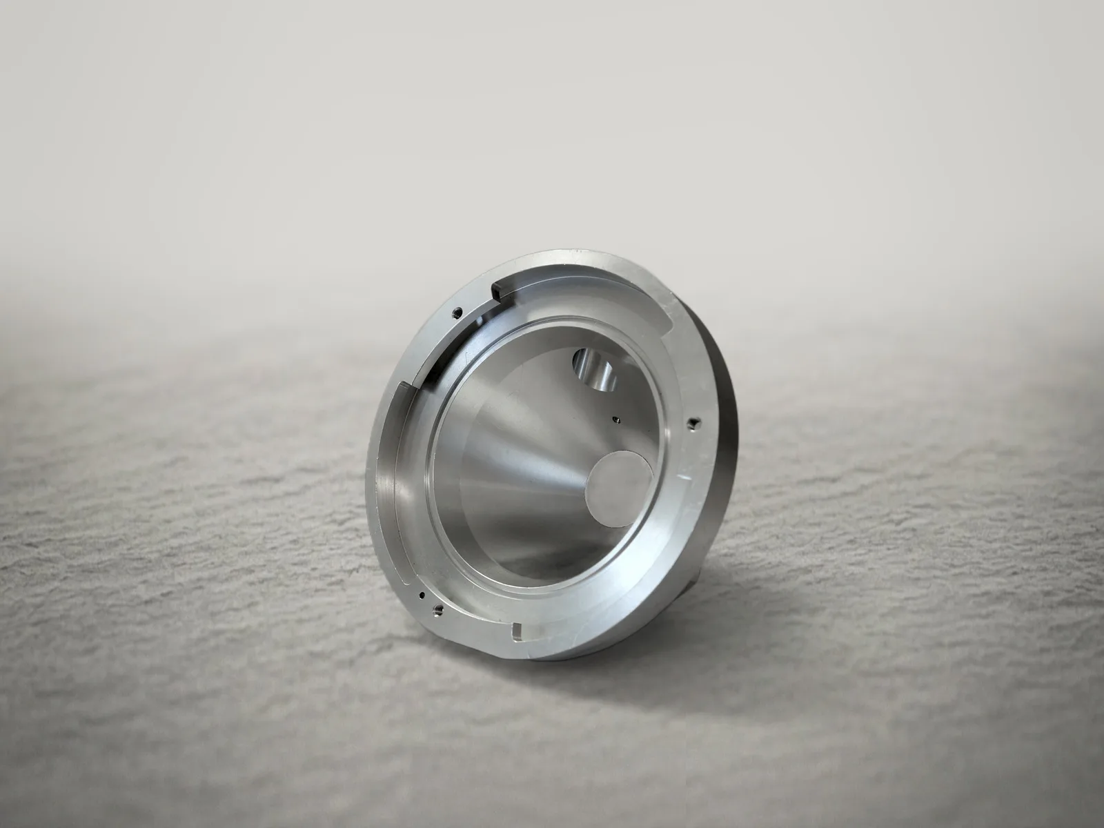 Deckel mit Lagersitz – Aluminium · gedreht und gefräst